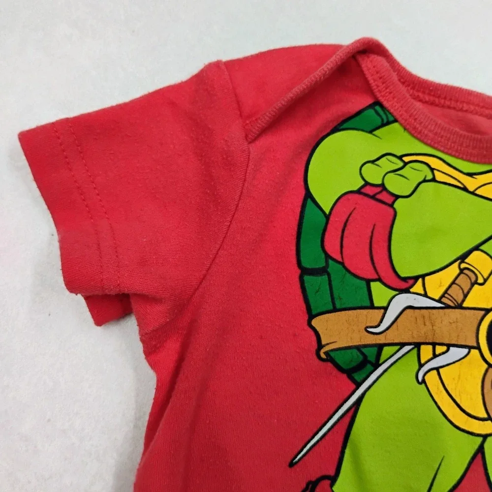 Nickelodeon Teenage Mutant Ninja Turtles‎ Raphael Red Baby One Piece Romper 12M